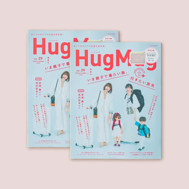 「LIFE LABEL」×ママ向け雑誌「HugMug」コラボ新連載スタート
